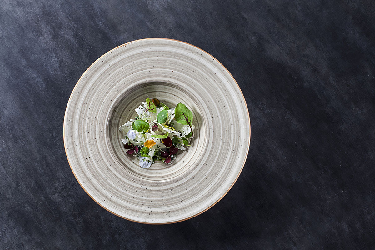 ASSIETTE PATES TERRAIN GOURMET 30CM PORCELAINE – Assiette – HygiRéa