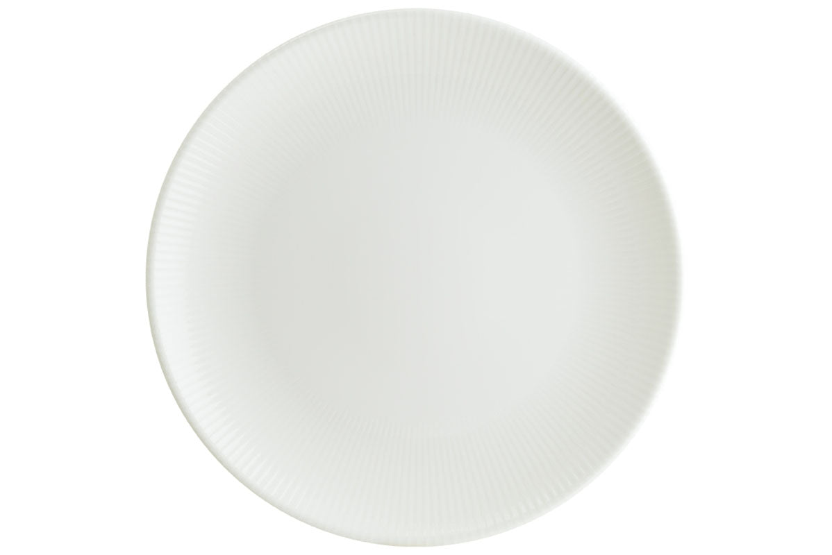 ASSIETTE PLATE 21CM GOURMET BLANCHE – Assiette – HygiRéa