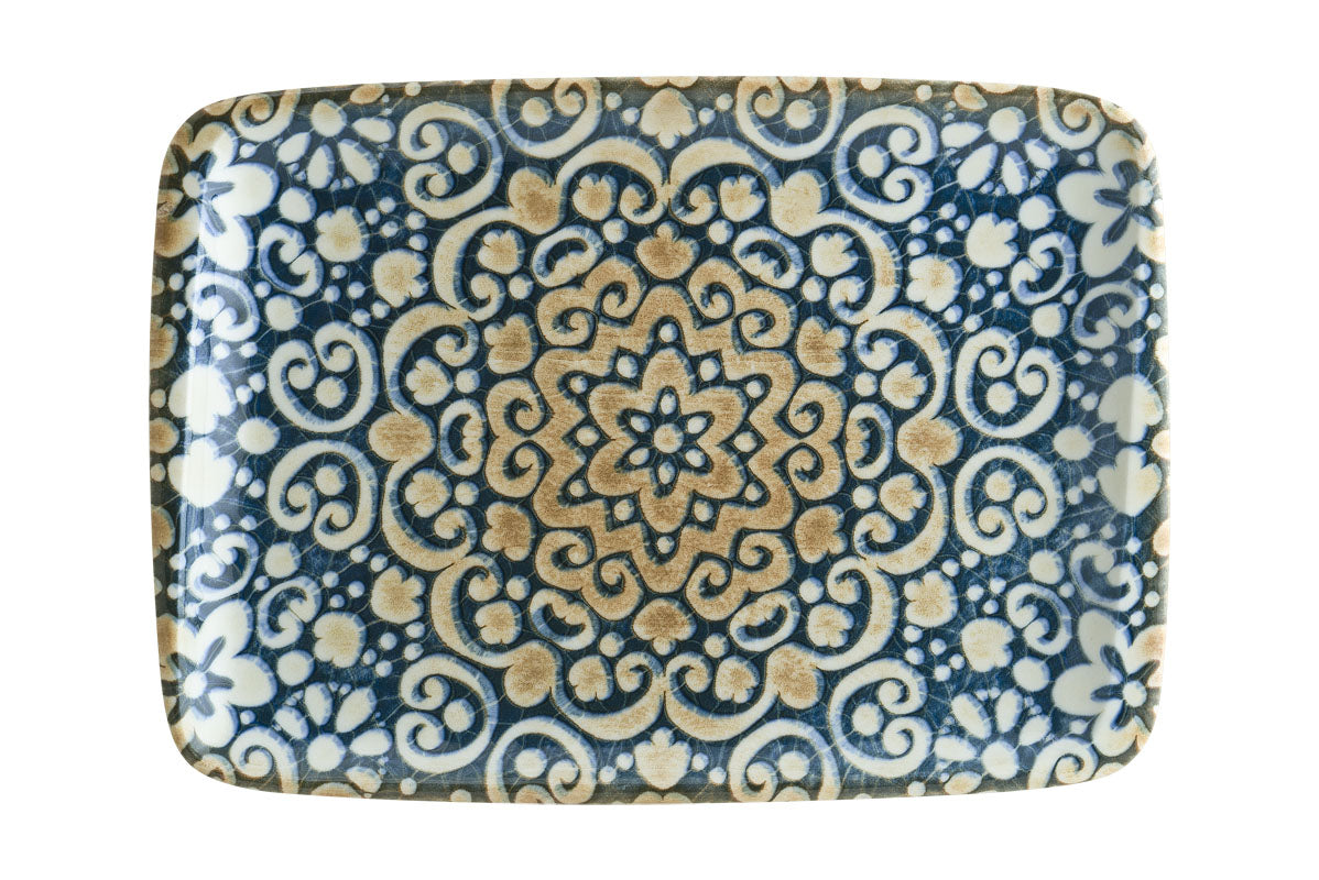 ASSIETTE RECTANGULAIRE ALHAMBRA MOOVE 23X16CM PORCELAINE – Assiette – HygiRéa