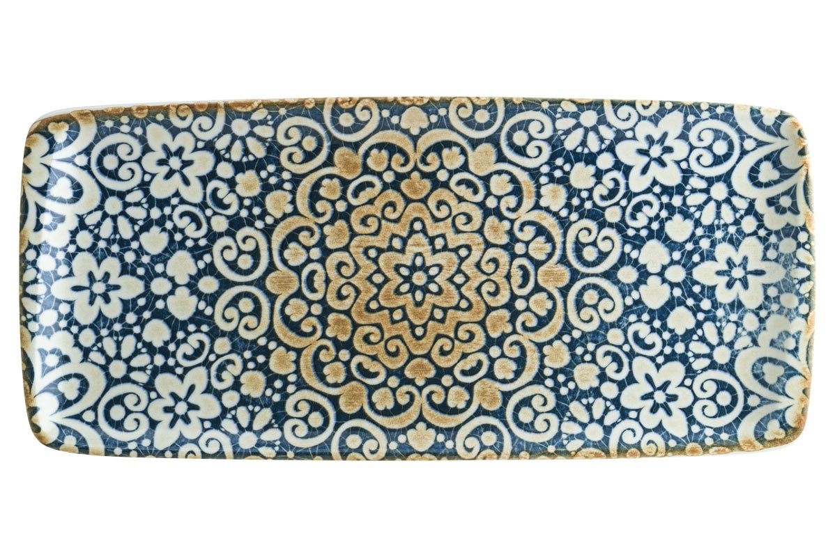 ASSIETTE RECTANGULAIRE MOOVE 34X16CM PORCELAINE – Assiette – HygiRéa