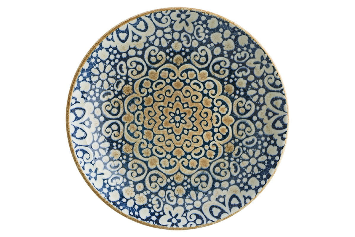 ASSIETTE CREUSE ALHAMBRA BLOOM 23CM PORCELAINE – Assiette – HygiRéa