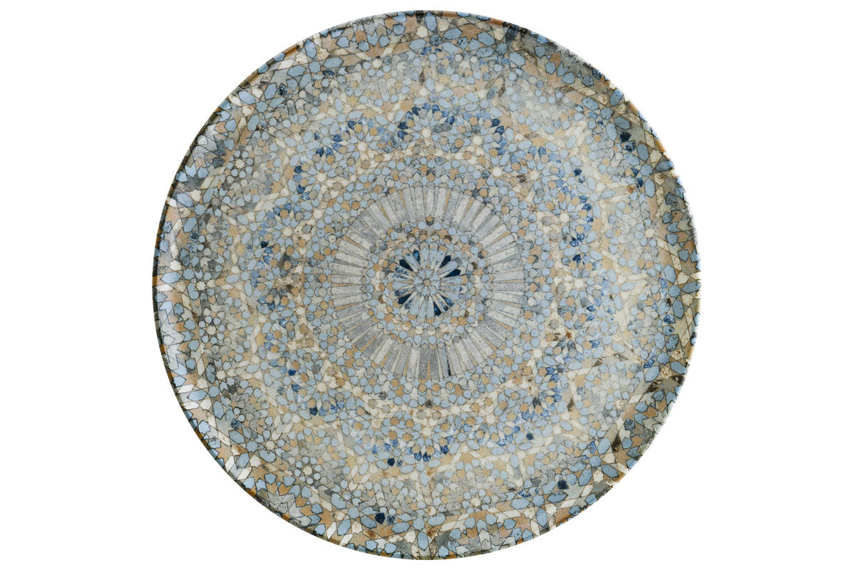 ASSIETTE PIZZA 32CM GOURMET LUCA MOSAIC – Assiette – HygiRéa