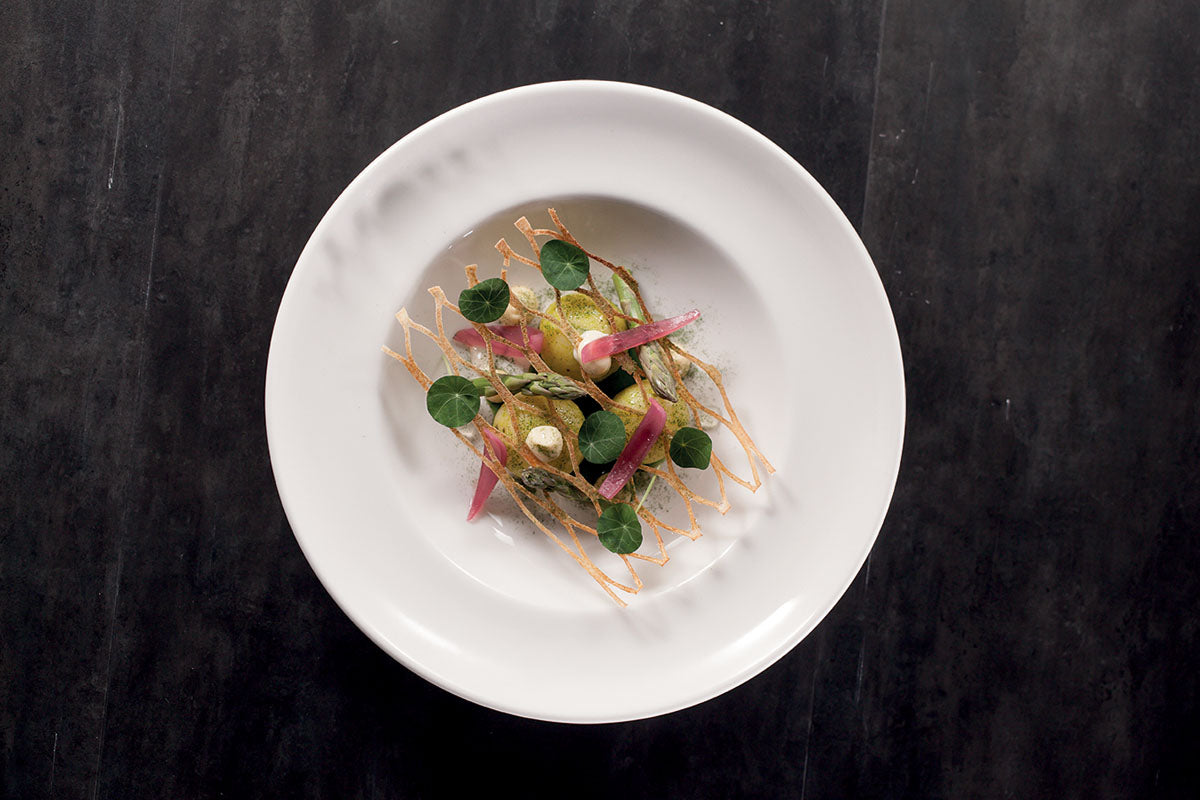 ASSIETTE PATES GOURMET 27CM PORCELAINE – Assiette – HygiRéa