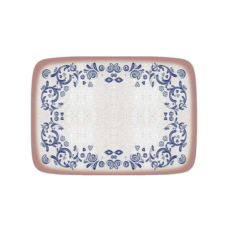 ASSIETTE RECTANGULAIRE VIENTO MOOVE 23X16CM PORCELAINE – Assiette – HygiRéa