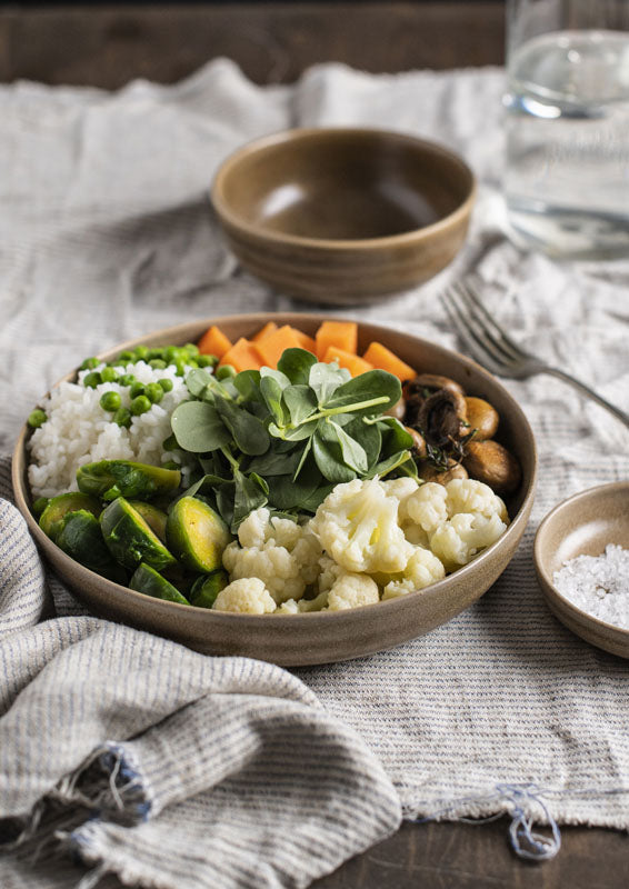 ASSIETTE CALOTTE TERRA POTT 22CM EN PORCELAINE – Assiette – HygiRéa