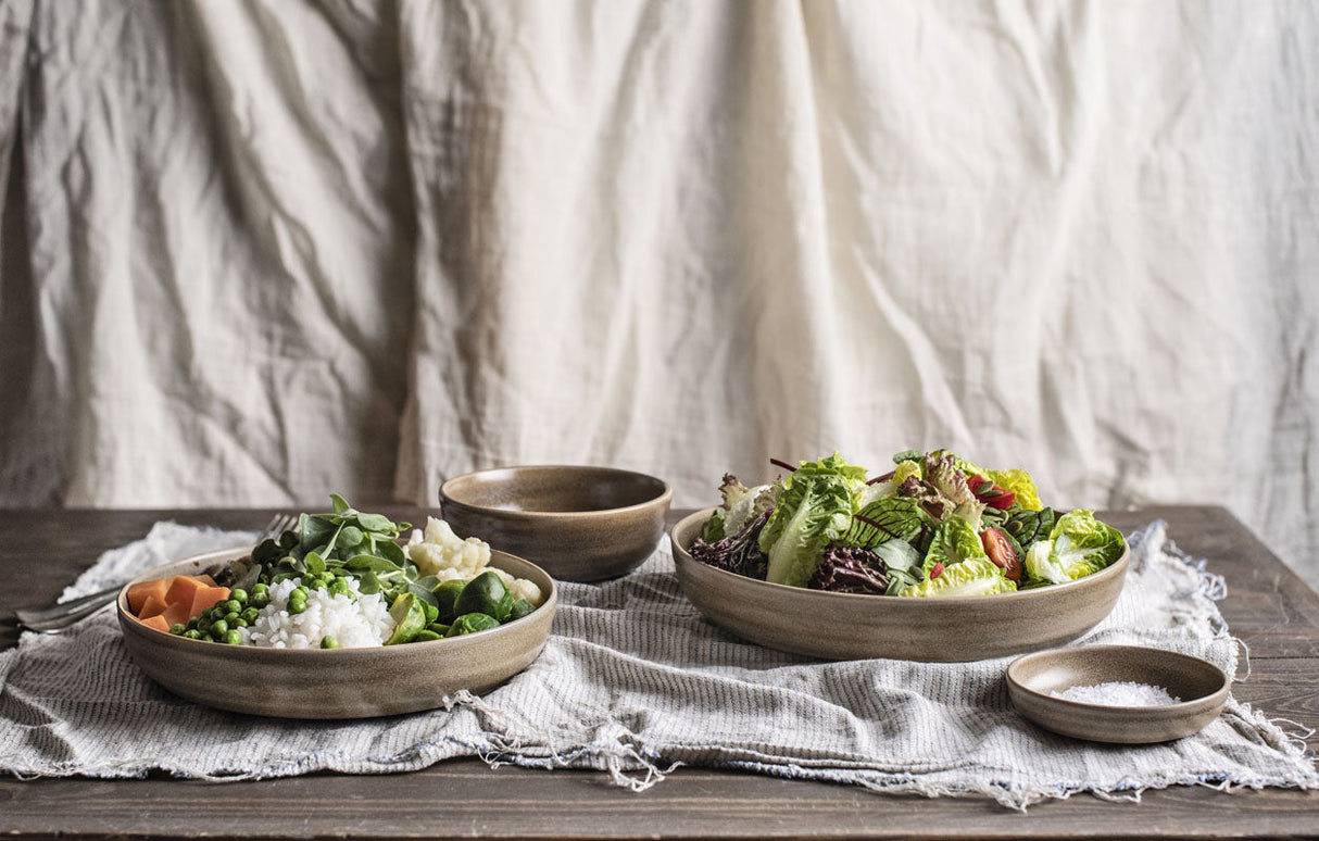 ASSIETTE CALOTTE TERRA POTT 25CM EN PORCELAINE – Assiette – HygiRéa