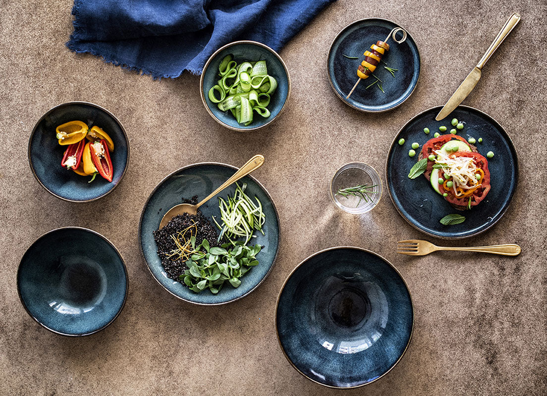 BOL SPHERE OCEAN 14CM PORCELAINE – Petit déjeuner – HygiRéa