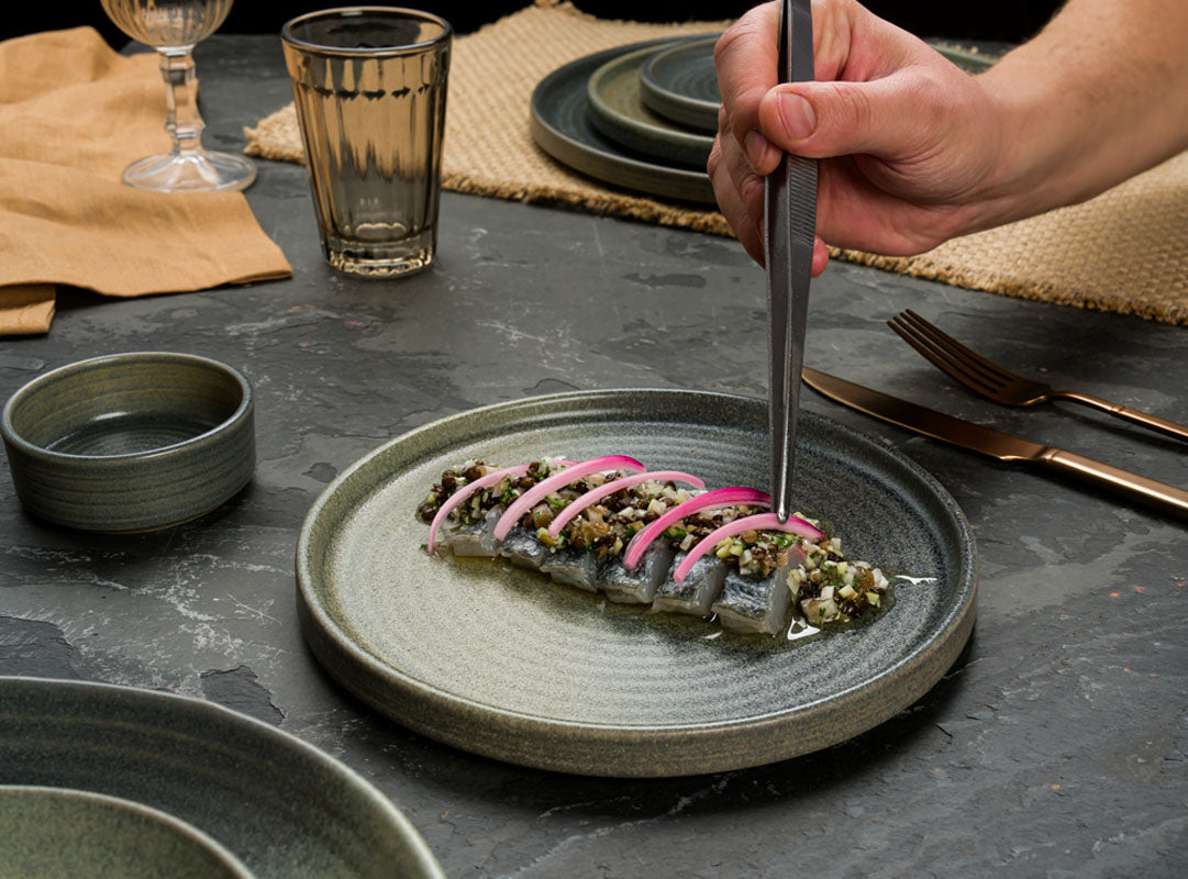 ASSIETTE PLATE HORNFELS RIPPLE 21CM GRES VITRIFIE – Assiette – HygiRéa