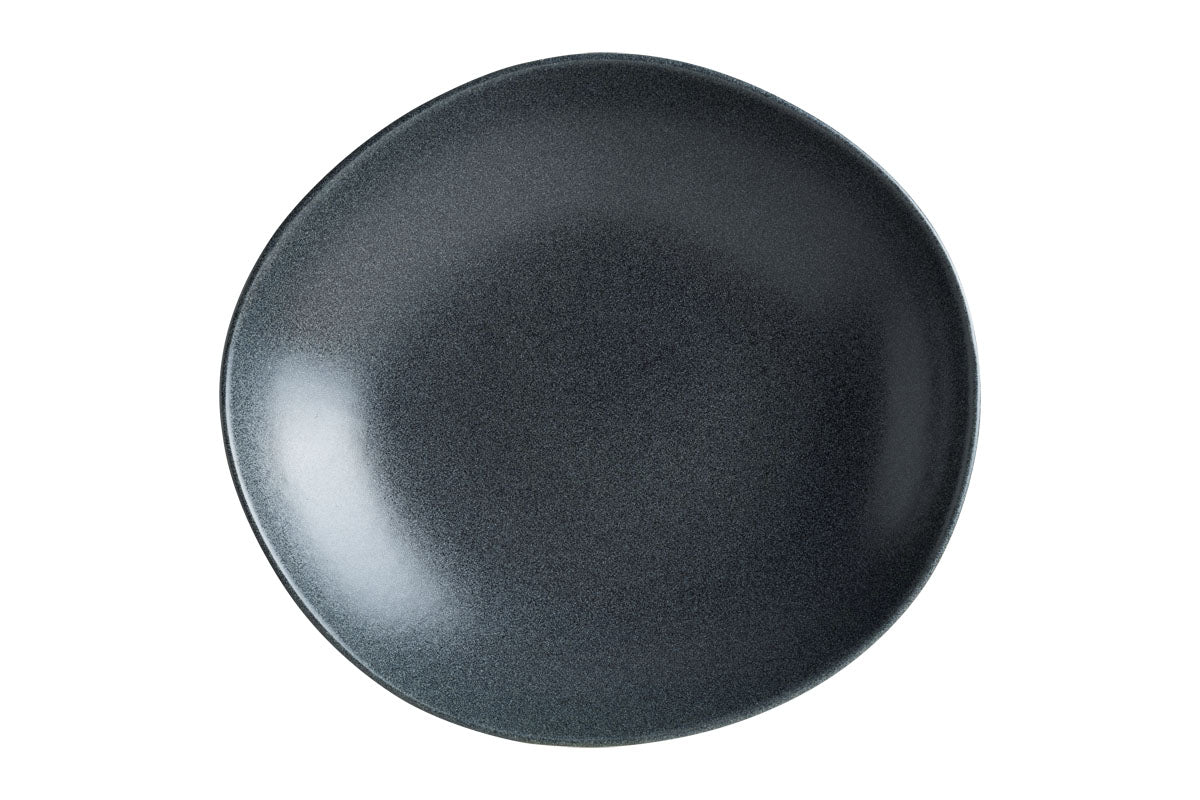 ASSIETTE CREUSE GRAPHITE VAGO 23CM EN PORCELAINE – Assiette – HygiRéa