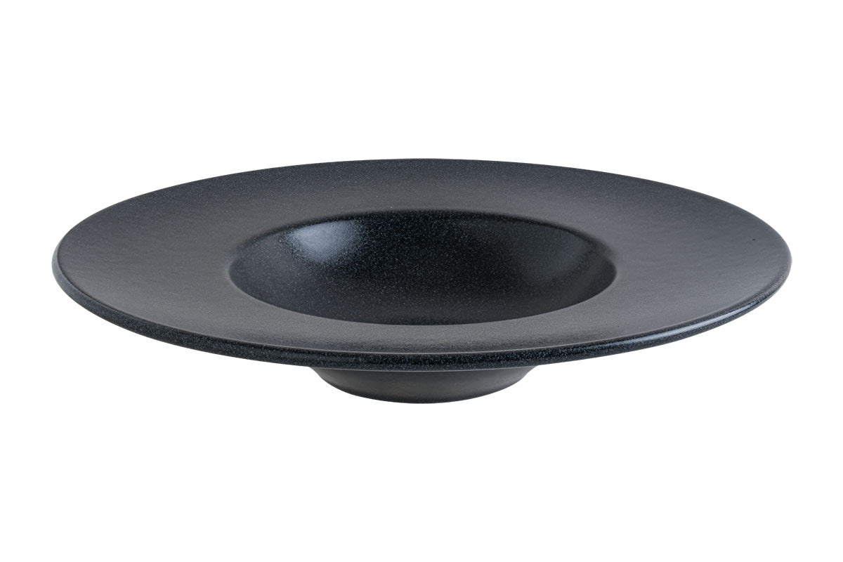 ASSIETTE PATES BANQUET GRAPHITE 28CM EN PORCELAINE – Assiette – HygiRéa