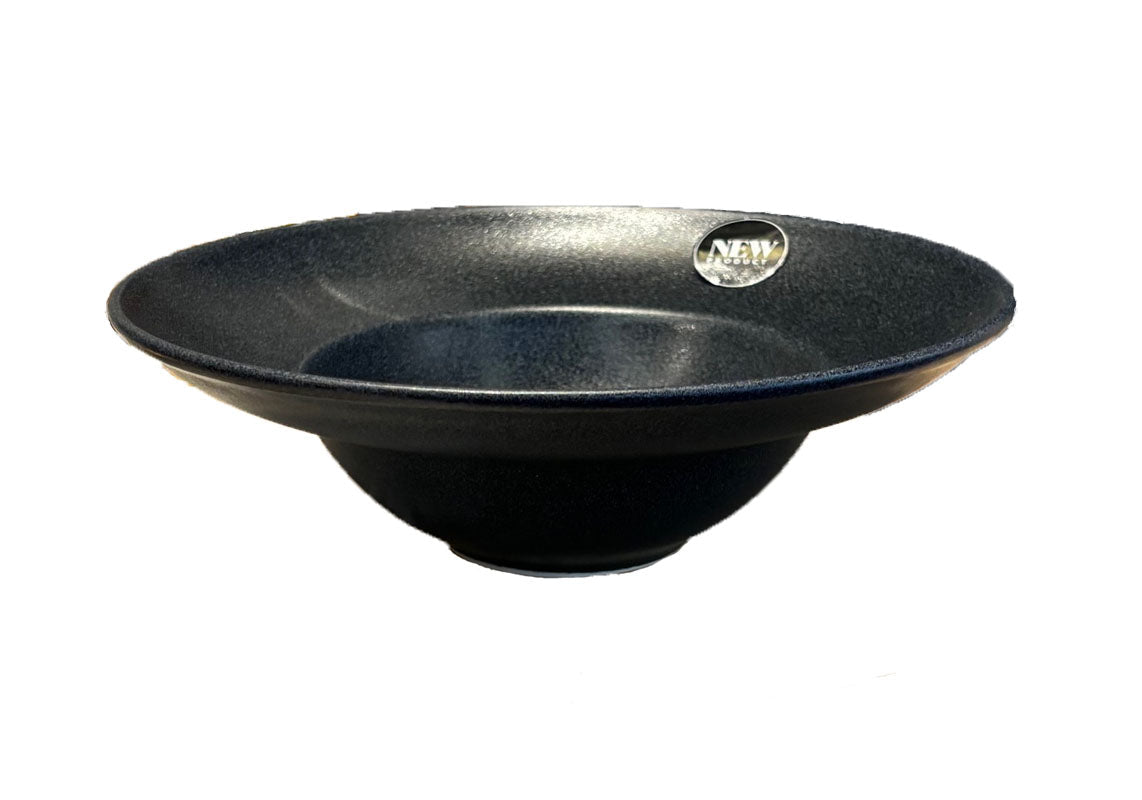 ASSIETTE CREUSE GRAPHITE 23CM EN PORCELAINE – Complément table – HygiRéa