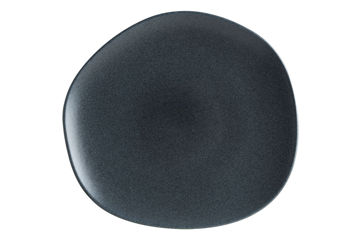 ASSIETTE PLATE VAGO GRAPHITE 29CM EN PORCELAINE – Assiette – HygiRéa