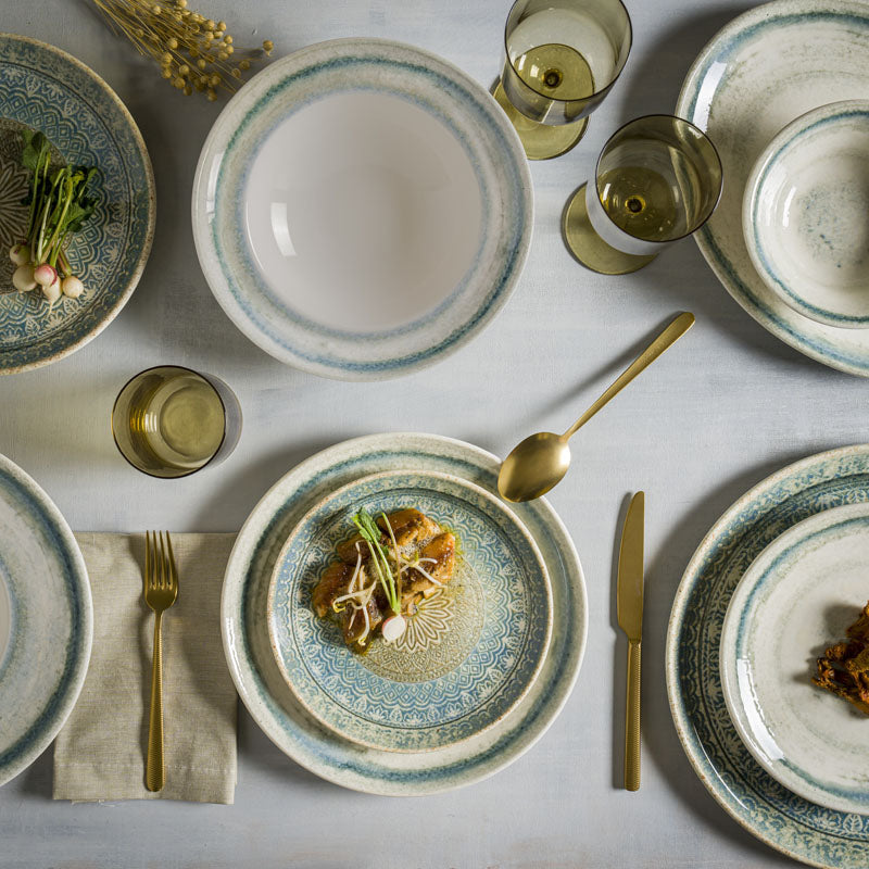 BOL RIVUS LINE GOURMET 16CM PORCELAINE – Petit déjeuner – HygiRéa