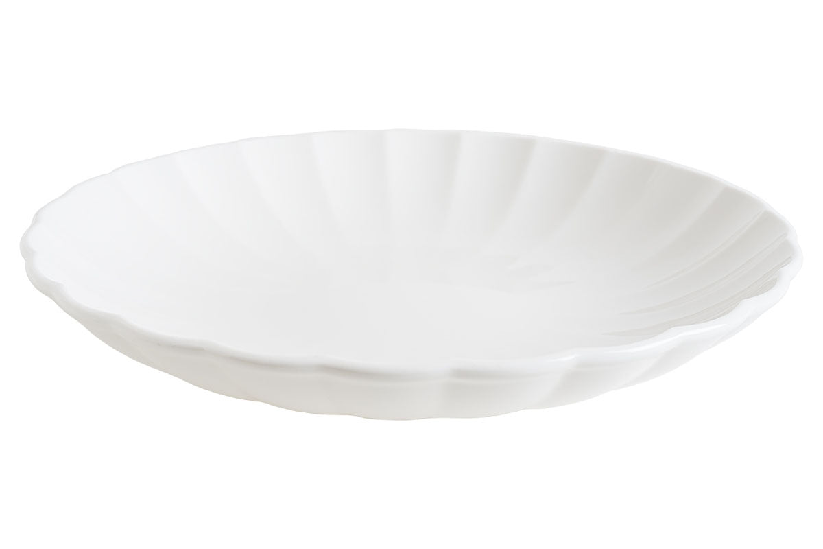 ASSIETTE CREUSE EAST WHITE 25CM EN PORCELAINE – Assiette – HygiRéa