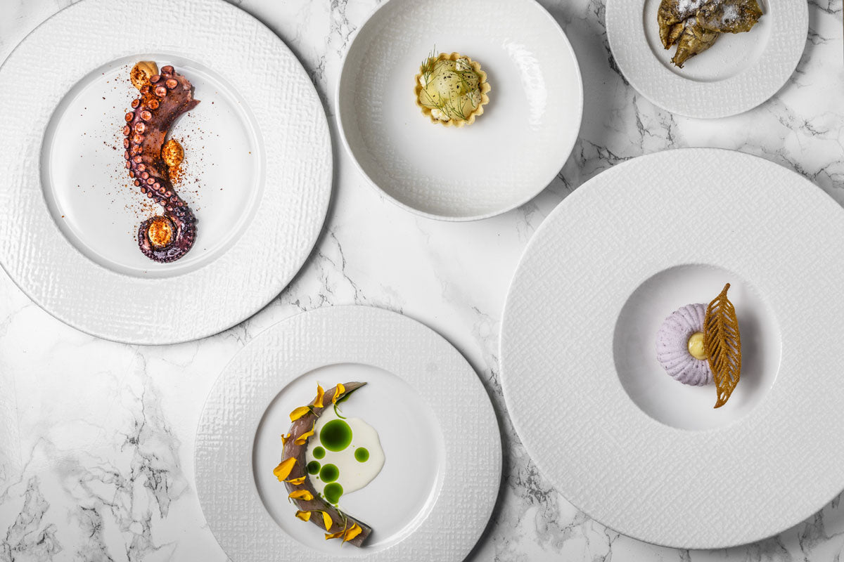 ASSIETTE CREUSE PATCH NEAT 30CM EN PORCELAINE – Assiette – HygiRéa