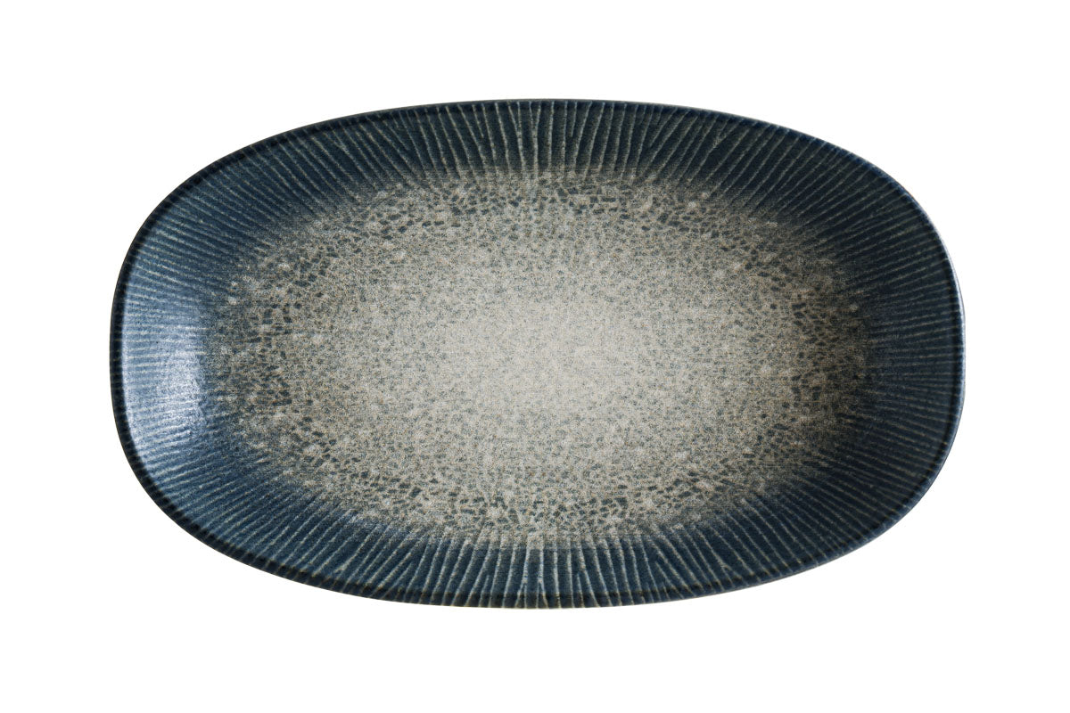 ASSIETTE OVALE GOURMET ARCTIC 24X14CM – Assiette – HygiRéa