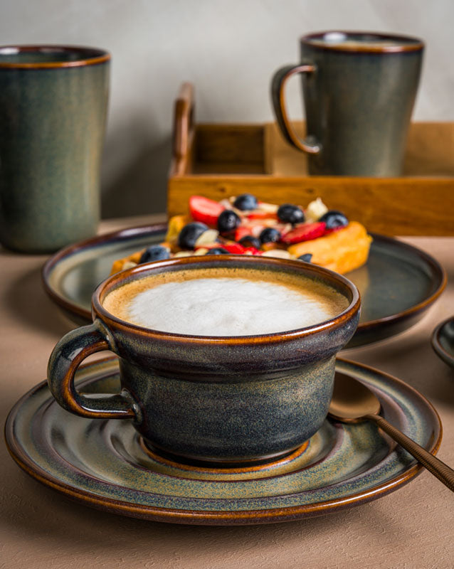 ASSIETTE A CAPPUCCINO GLOIRE KAFF 17CM – Assiette – HygiRéa