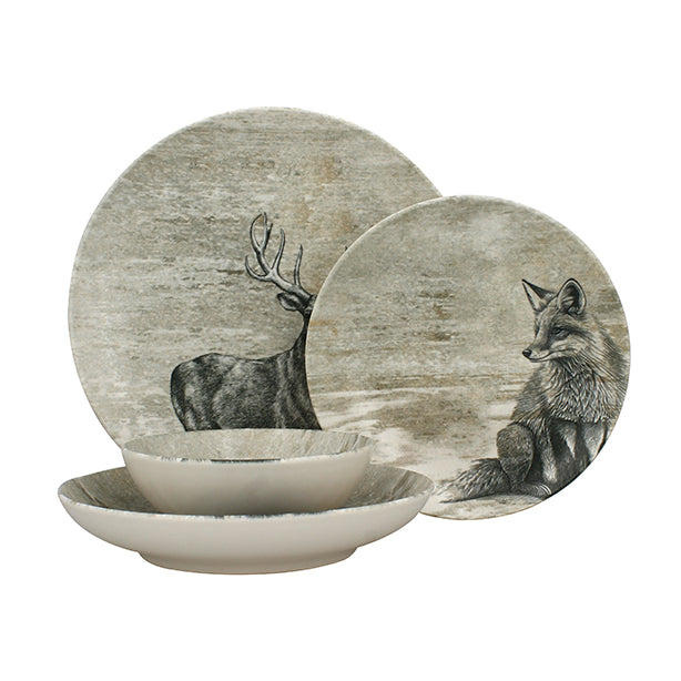 ASSIETTE DESSERT LACHAT RENARD 21CM EN PORCELAINE – Assiette – HygiRéa