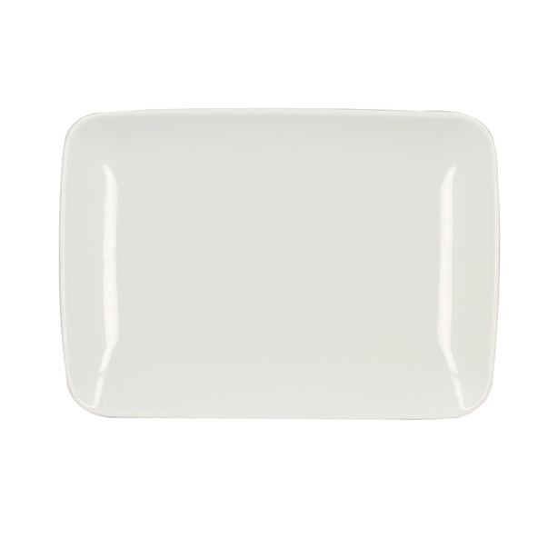 ASSIETTE CARPACCIO 25X18CM PORCELAINE BLANCHE – Assiette – HygiRéa