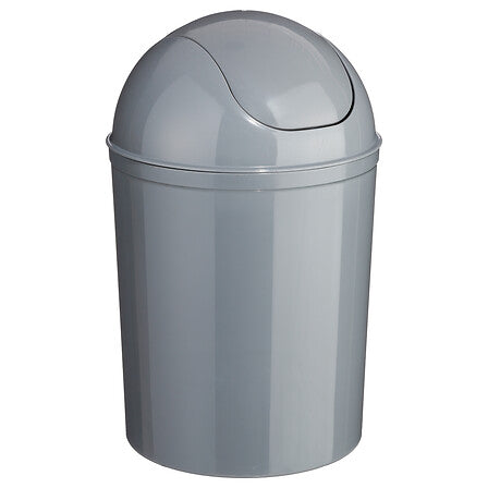 Poubelle 7L PP gris – Poubelles – HygiRéa