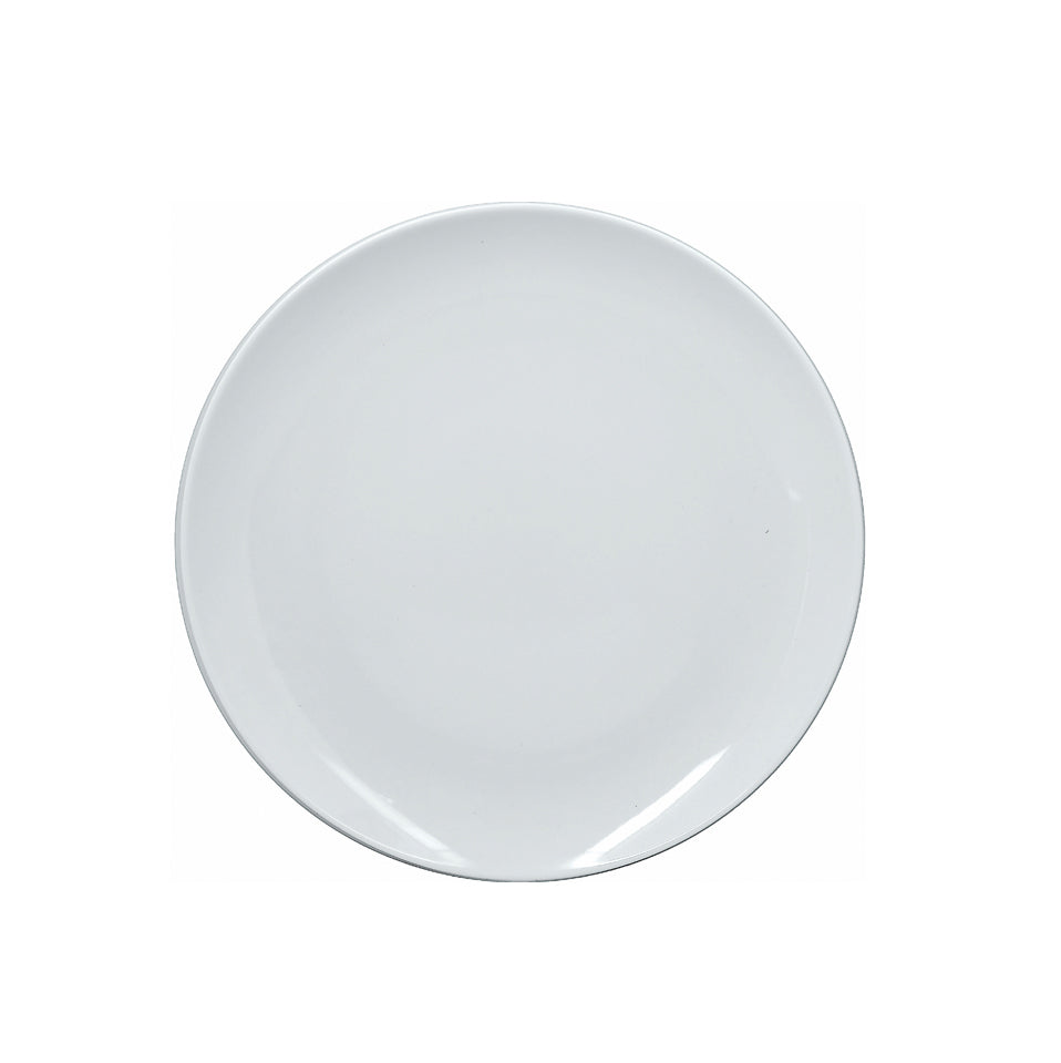 ASSIETTE PLATE BOSS 24CM PORCELAINE BLANCHE – Assiette – HygiRéa