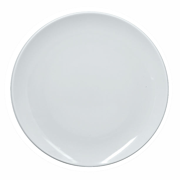 ASSIETTE PLATE BOSS 20,5CM PORCELAINE BLANCHE – Assiette – HygiRéa