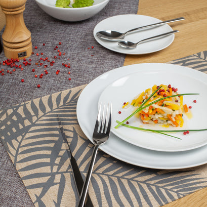 ASSIETTE À DESSERT BOSS 19.5CM EN PORCELAINE BLANCHE – Assiette – HygiRéa