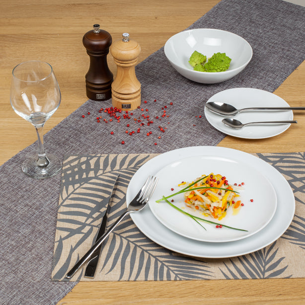 ASSIETTE CREUSE BOSS 18CM PORCELAINE BLANCHE – Assiette – HygiRéa