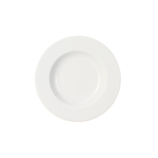 ASSIETTE CREUSE Ø22.5CM ROMA PORCELAINE BLANCHE – Assiette – HygiRéa