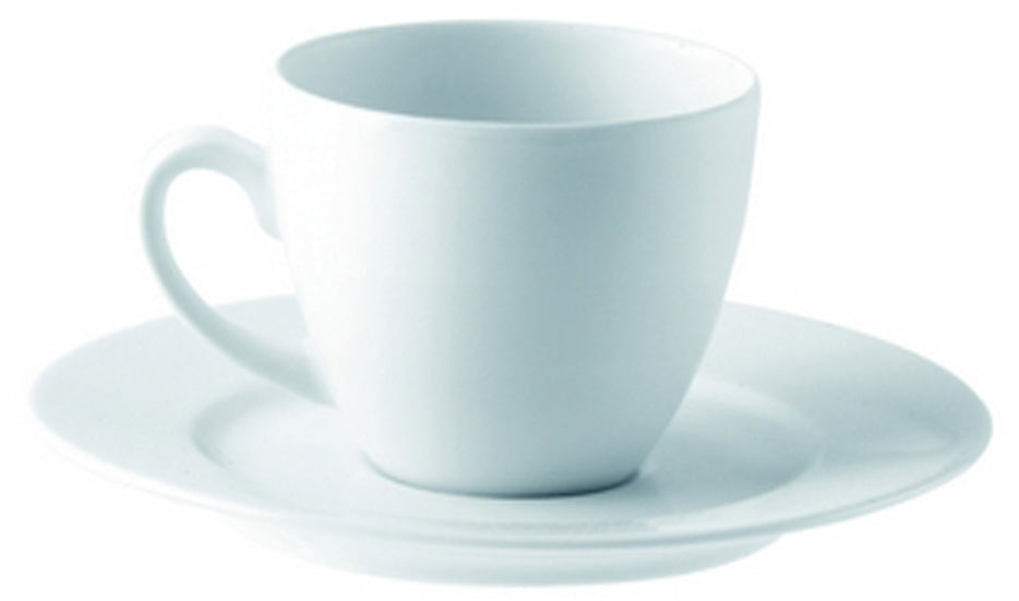 SOUS TASSE NADIA 13,5CM NADIA PORCELAINE BLANCHE – Petit déjeuner – HygiRéa