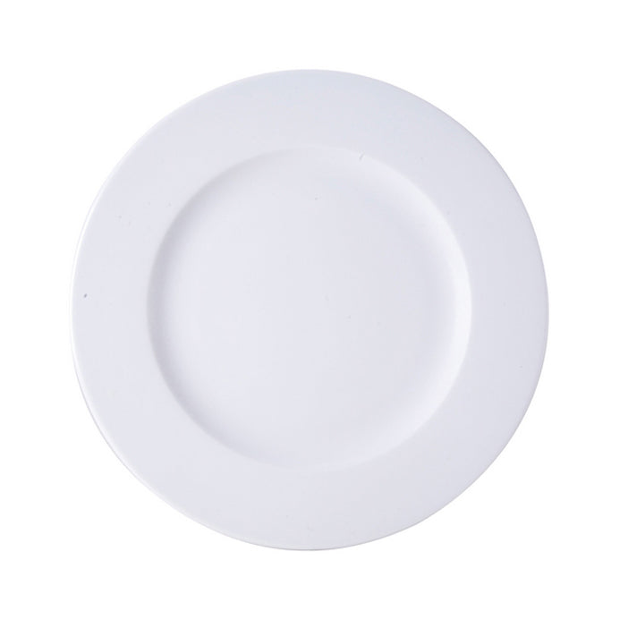 ASSIETTE PLATE WERSAL 21CM EN PORCELAINE BLANCHE – Assiette – HygiRéa