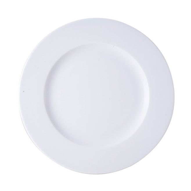 ASSIETTE PLATE WERSAL 30,5CM PORCELAINE BLANCHE – Assiette – HygiRéa