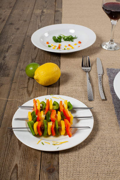 ASSIETTE PLATE WERSAL PORCELAINE BLANCHE – Assiette – HygiRéa