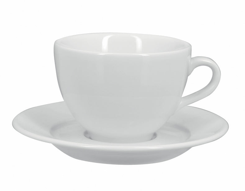 SOUCOUPE Ø14.5CM WERSAL PORCELAINE BLANCHE – Petit déjeuner – HygiRéa