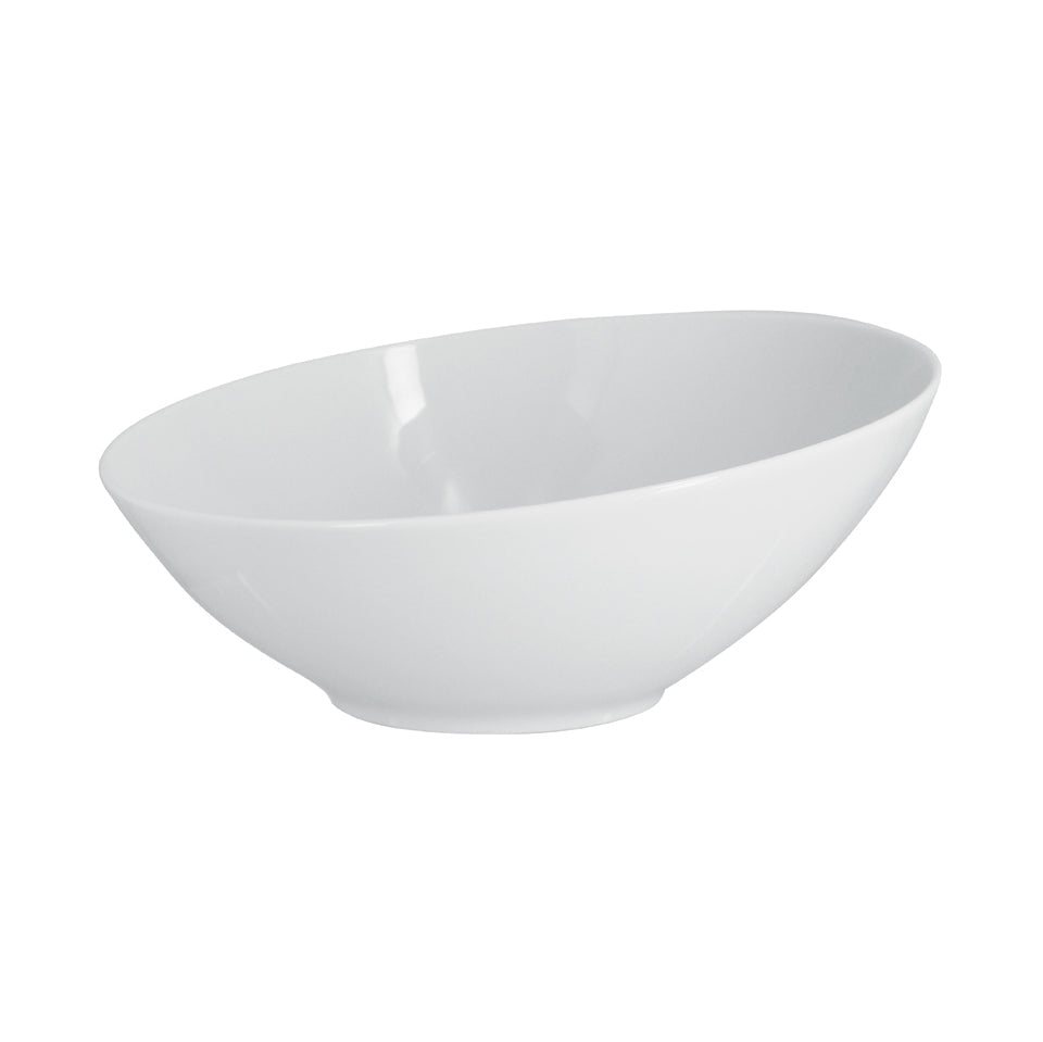 BOL À SALADE LODGE 23.5CM EN PORCELAINE BLANCHE – Assiette – HygiRéa