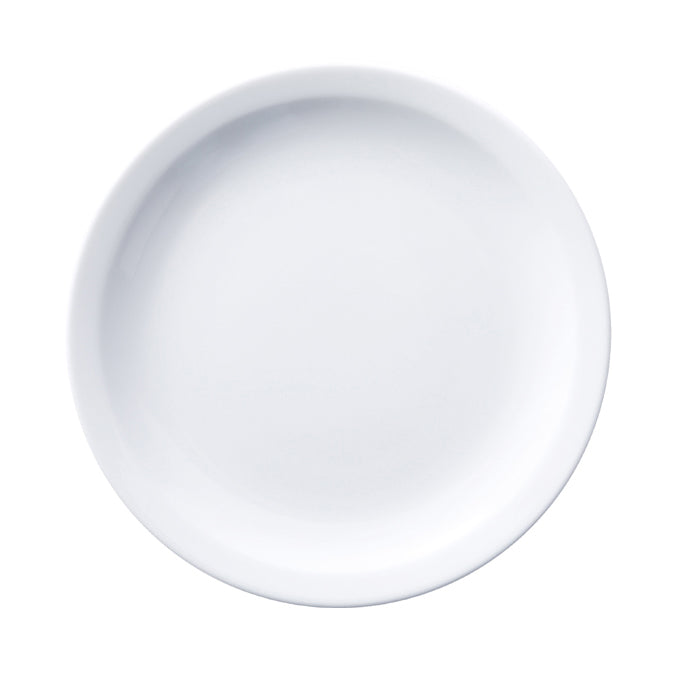ASSIETTE PLATE 24.5CM UNIVERSAL PORCELAINE BLANCHE – Assiette – HygiRéa