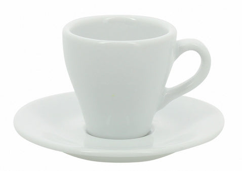 SOUS TASSE PAULA 12CM PORCELAINE BLANCHE – Petit déjeuner – HygiRéa