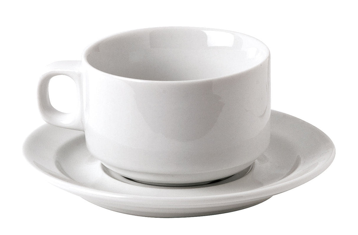 TASSE TGE OSLO 15CL BLANCHE PORCELAINE – Petit déjeuner – HygiRéa