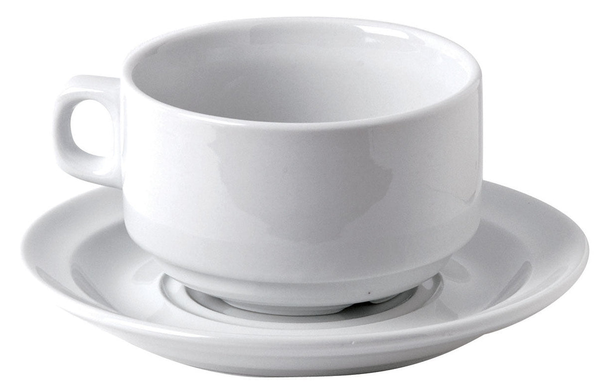 TASSE DEJEUNER OSLO 28CL BLANC PORCELAINE – Petit déjeuner – HygiRéa