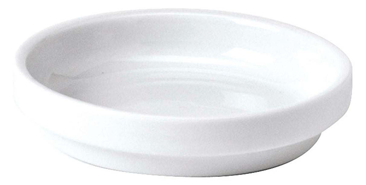 COUPELLE RONDE CAFETERIA 8CL BLANC PORCELAINE – Complément table – HygiRéa