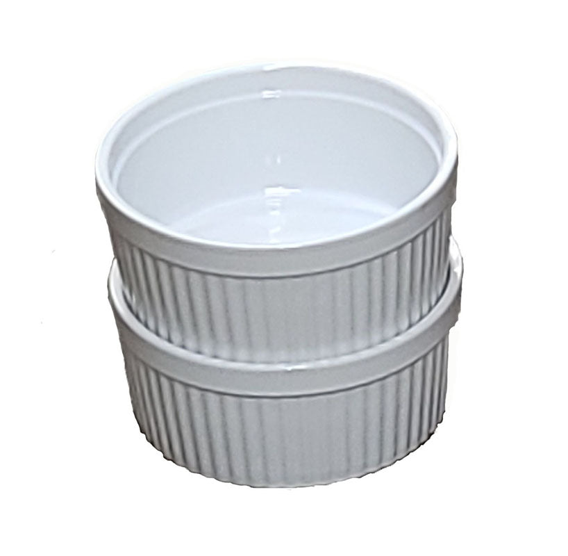 SOUFFLÉ 19CM EN GRÈS BLANC – Cuisson au four – HygiRéa