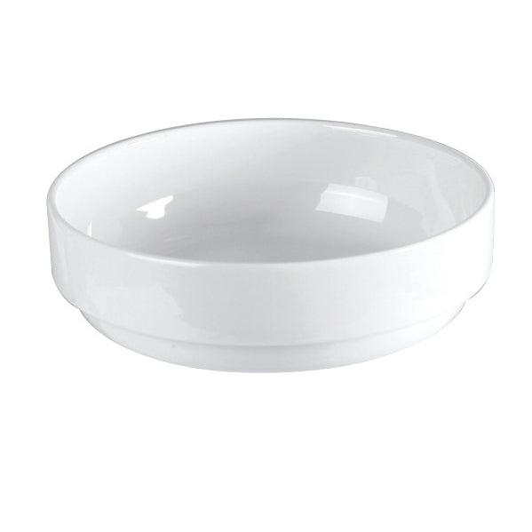 ASSIETTE MULTI USAGES 18X5,5CM EN GRES BLANC – Assiette – HygiRéa