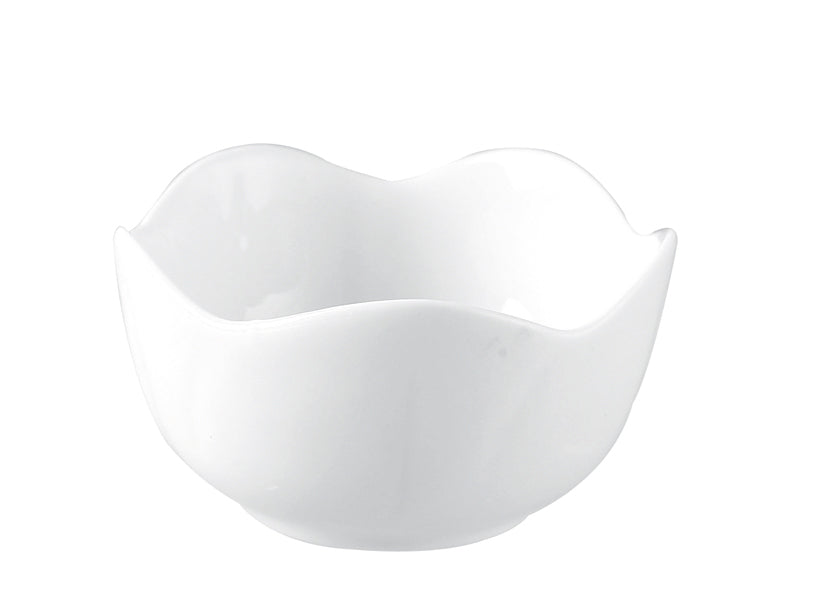 COUPELLE LOTUS DIAMÈTRE 8,5CM EN GRÈS BLANC – Complément table – HygiRéa