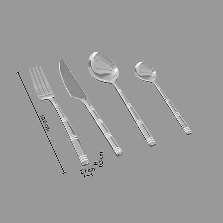 Ménagère 24 pièces Borah inox