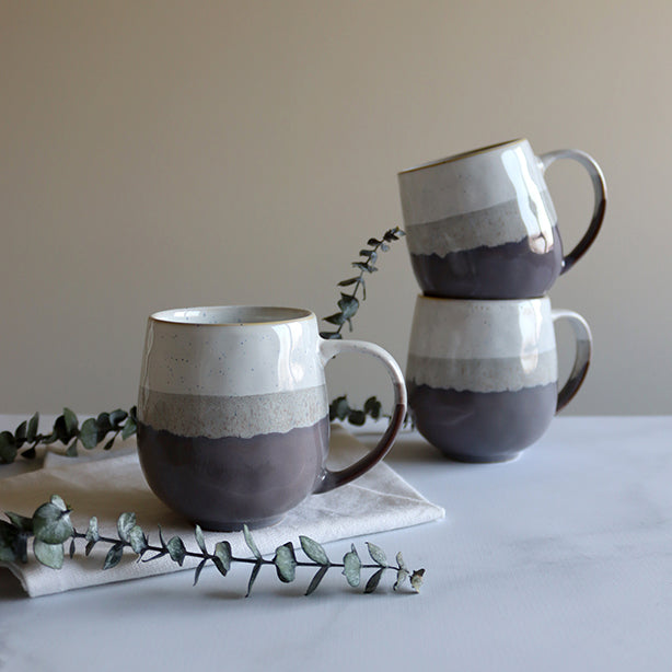 MUG RIGA MARRON 44CL EN GRÈS – Petit déjeuner – HygiRéa