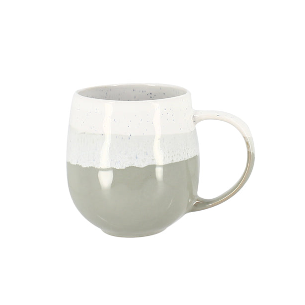 MUG RIGA VERT AMANDE 44CL EN GRÈS – Petit déjeuner – HygiRéa