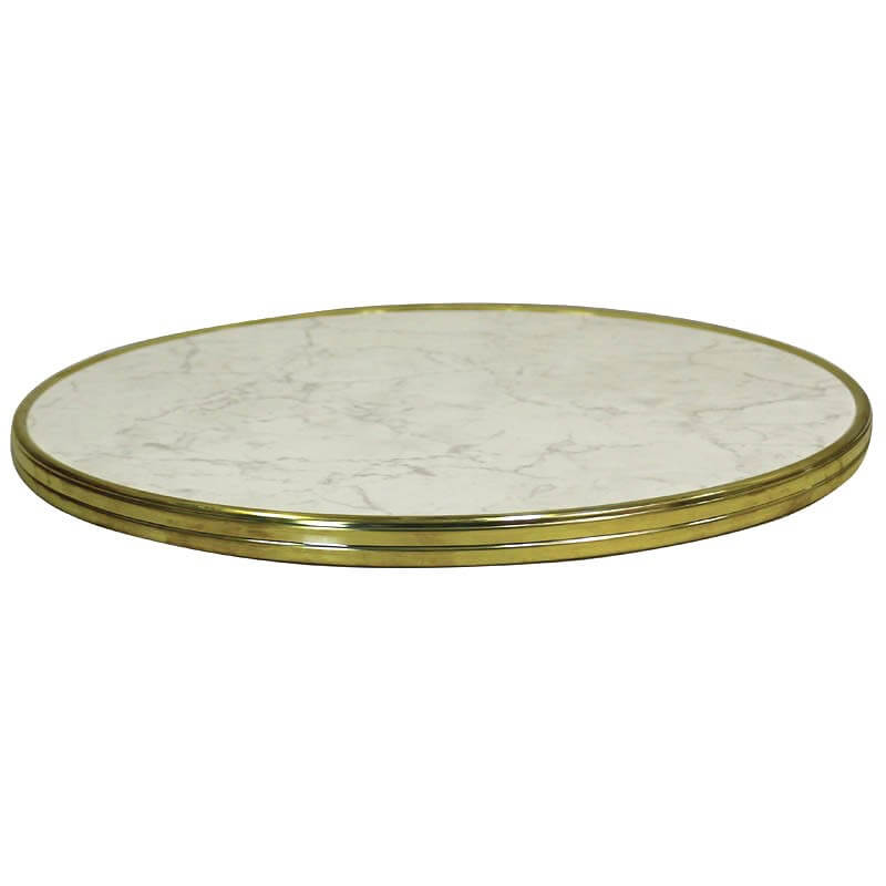 TOPALIT PLATEAU Ø60 LAITON – Plateau de table – HygiRéa