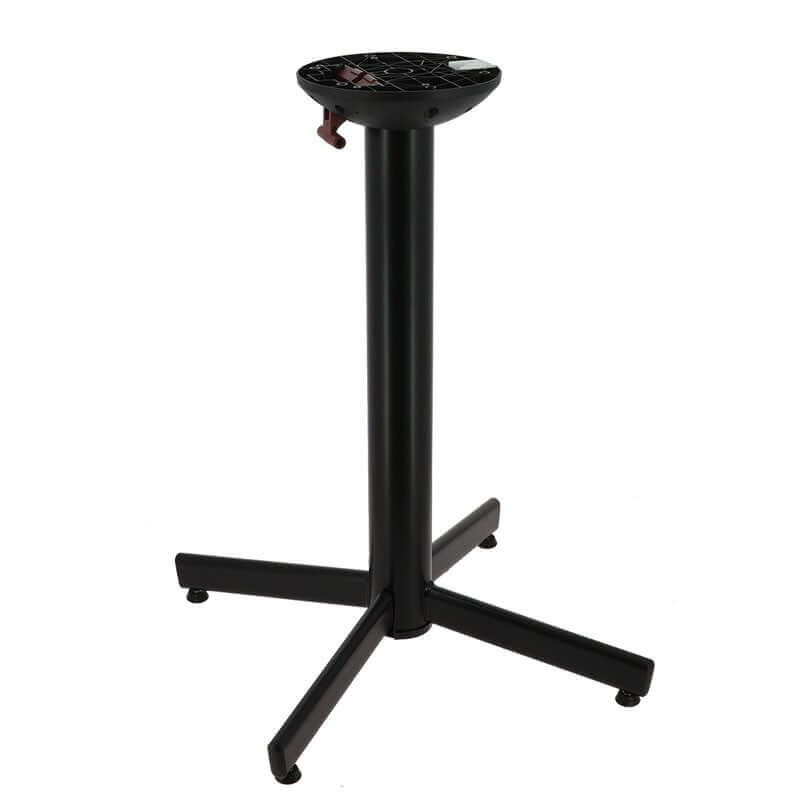 GENEVE PIETEMENT AJUSTABLE FLIPTOP 64CM - NOIR – Pied de table – HygiRéa