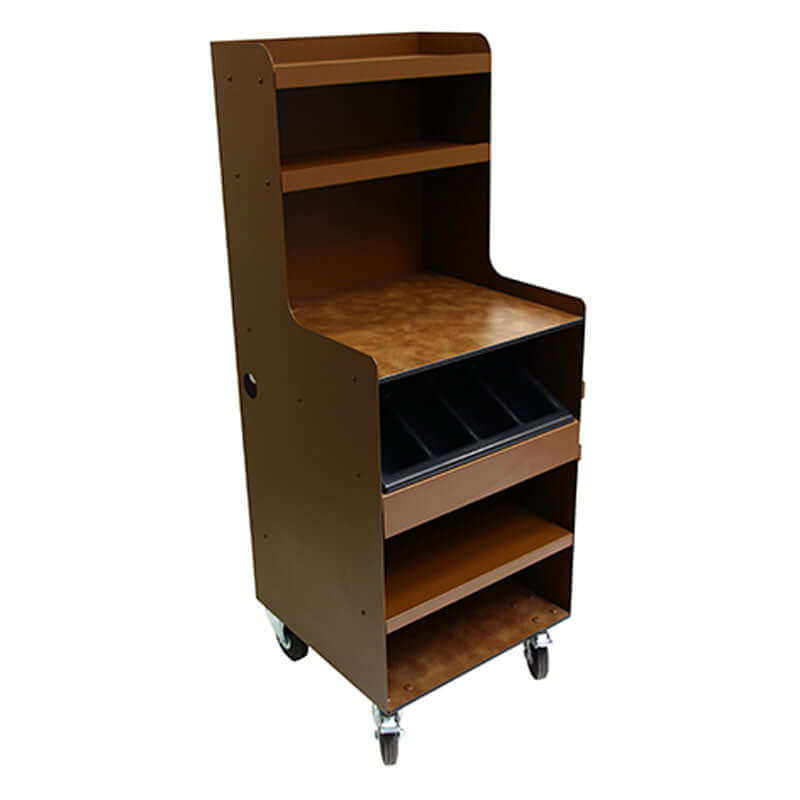 HANA DESSERTE EXT HAUTE - ROUILLE + ROUILLE – Meuble Snacking – HygiRéa