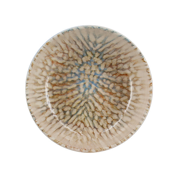 COUPELLE AMBRE 600ML EN GRÈS MARRON ET BEIGE – Complément table – HygiRéa